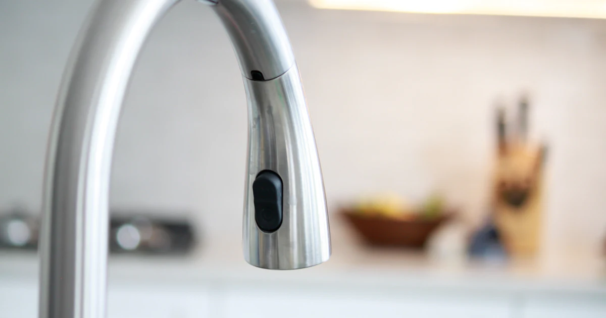 Stainless steel kitchen faucet